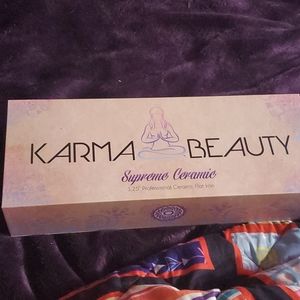 karma beauty 1.25" professional ceramic flat iron